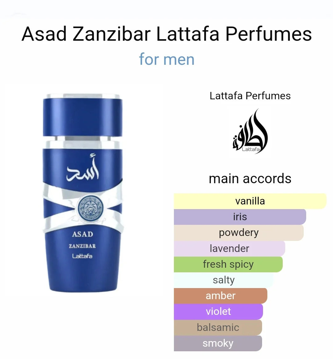 Asad Zanzibar by Lattafa Perfumes