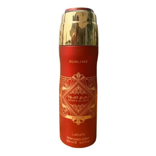 Bade'e Al Oud Sublime Perfumed Body Spray by Lattafa