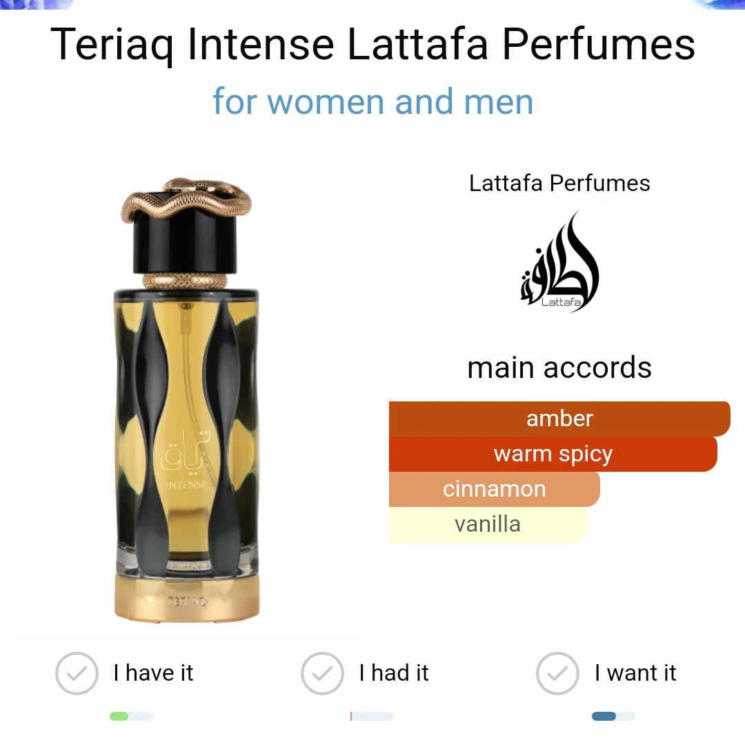 Teriaq Intense by Lattafa